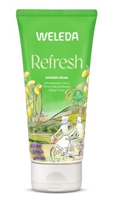 WELEDA Refresh, kremowy płyn pod prysznic z cytrusami, 200 ml