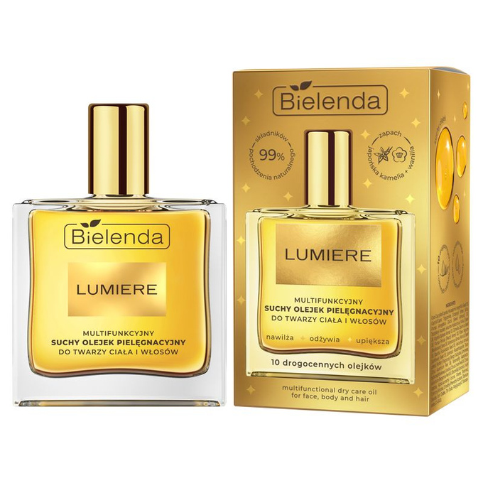 Bielenda Lumiere Multifunkcyjny suchy olejek pielęgnacyjny, 50 ml