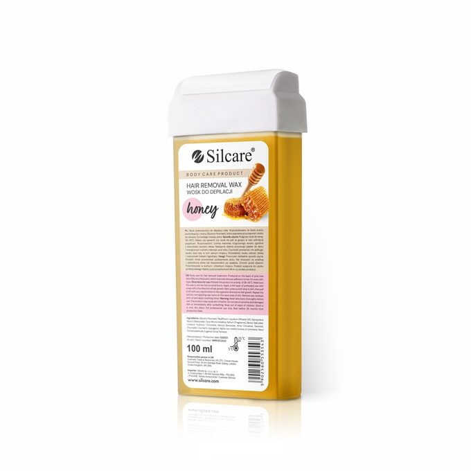 Silcare Wosk do depilacji w rolce Honey, 100 ml