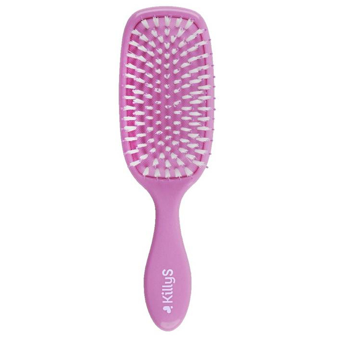 Hair Brush szczotka do włosów wysokoporowatych wzbogacona olejem z pestek malin Różowa