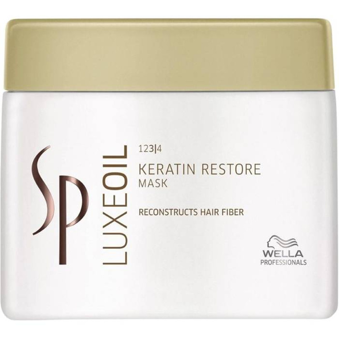 SP Luxe Oil Keratin Restore Mask maska odbudowująca do wszystkich rodzajów włosów 400 ml