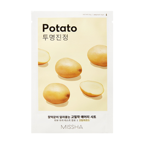 MISSHA Airy Fit Sheet Mask, maseczka w płachcie Potato, 1 szt