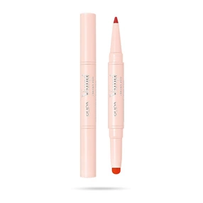 PUPA Milano Vamp! Creamy Duo Pomadka i konturówka do ust - 011 Orange Red, 10 g