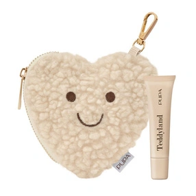PUPA Milano Teddyland Balsam do ust z kosmetyczką - brelokiem - 002 Oat Milk and Vanilla, 10 ml