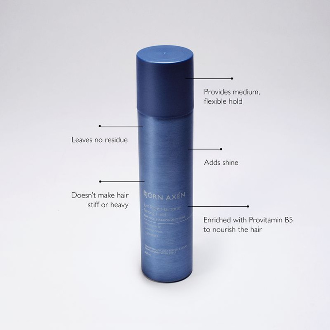 Björn Axén Just Right Hairspray Utrwalający lakier do włosów 250 ml