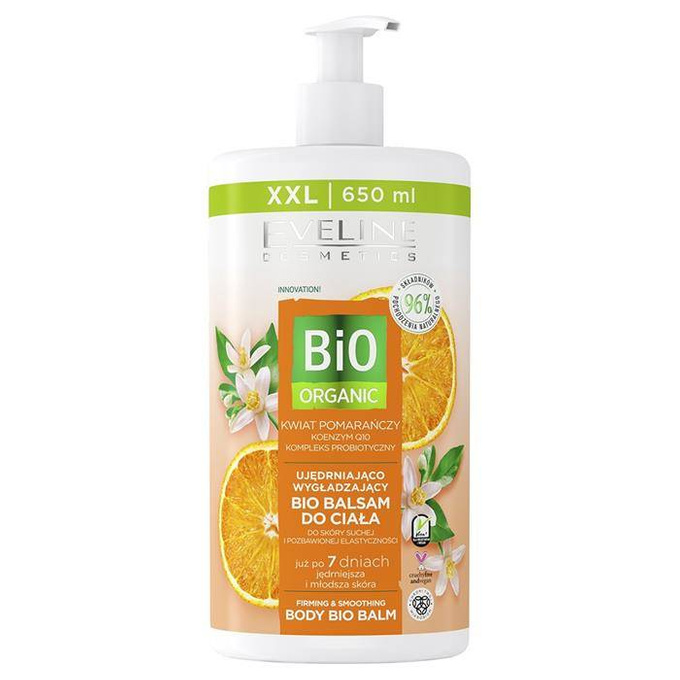 Eveline Ujędrniająco-Wygładzający Bio Balsam do ciała Kwiat Pomarańczy 650 ml