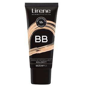 Lirene BB krem wyrównujący koloryt 01 Beige 30ml