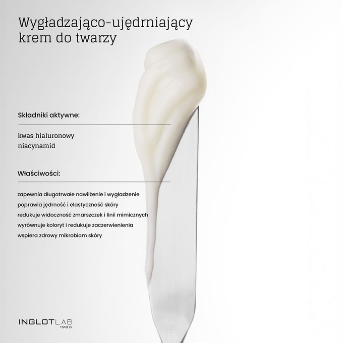 INGLOT Wygładzająco-ujędrniający krem do twarzy, 50 ml