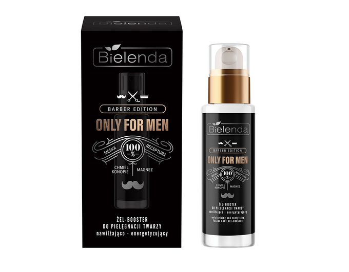 Bielenda ONLY FOR MEN - BARBER EDITION Żel-booster nawilżająco-energetyzujący 30 ml