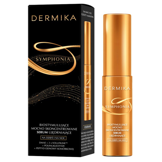 Dermika Symphonia Biostymulujące mocno skoncentrowane serum ujędrniające na dzień i na noc, 30 ml