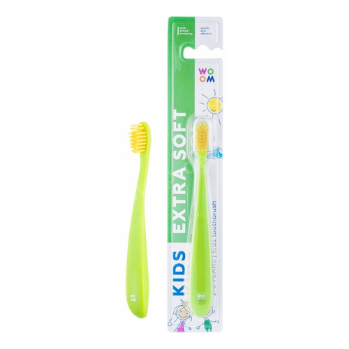 WOOM Kids Extra Soft Szczoteczka do zębów dla dzieci 2-6 lat, 1 szt.