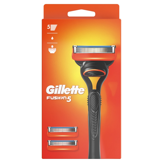 Gillette Fusion5 maszynka do golenia + wkłady 3szt.