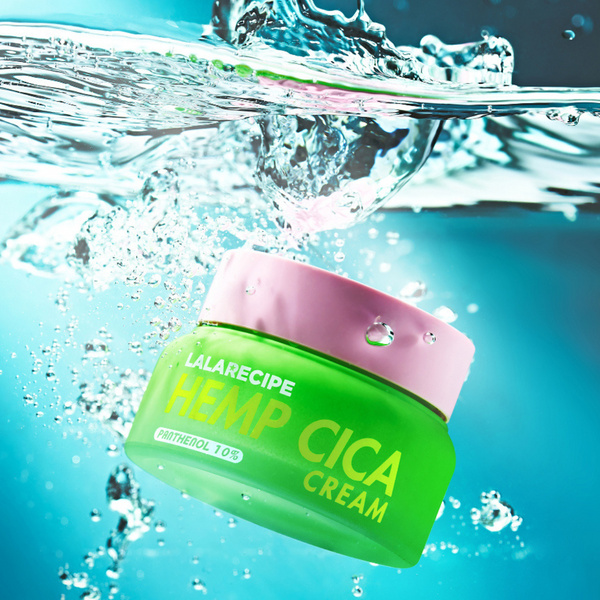 Lala Recipe  Hemp Cica Cream Łagodzący krem do twarzy z ekstraktem z nasion konopi 50 ml