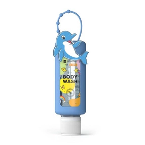 HISKIN KIDS Żel do mycia ciała - Delfin, travel size, 75 ml
