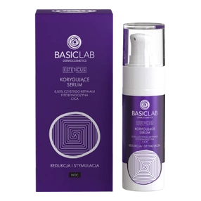 BasicLab Dermocosmetics Korygujące serum CICA i 0,05% czystego retinalu 30 ml