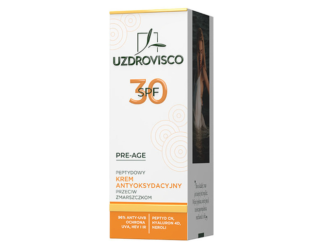 Uzdrovisco Pre-Age SPF 30 peptydowy krem antyoksydacyjny przeciw zmarszczkom 50 ml 