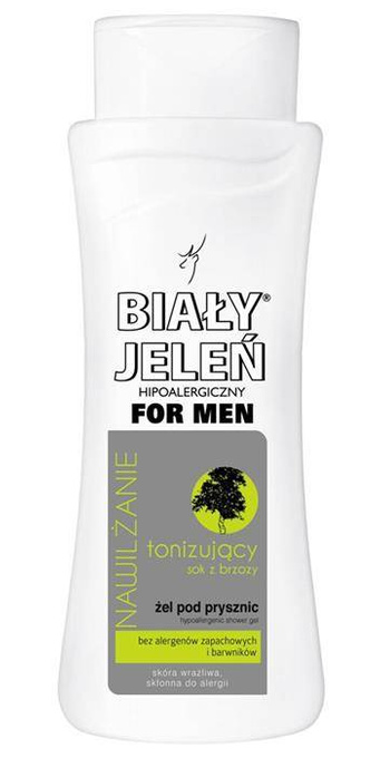 For Men hipoalergiczny żel pod prysznic tonizujący z sokiem z brzozy 300ml