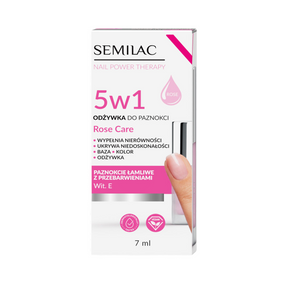 Semilac Odżywka do paznokci Nail Power Therapy 5w1 Rose Care 7 ml