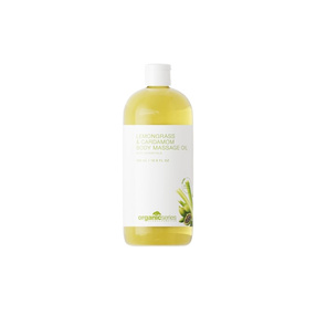 Organic Series Olej do masażu ciała Trawa cytrynowa i kardamon, 500 ml
