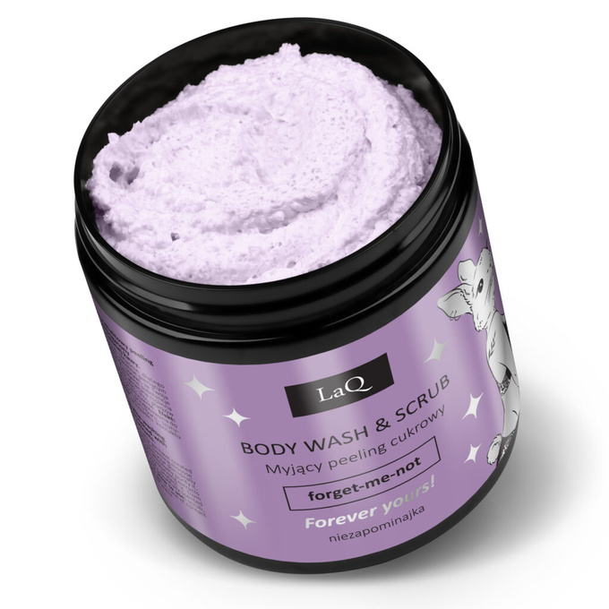 LaQ NIEZAPOMINAJKA myjący peeling cukrowy, 220 g
