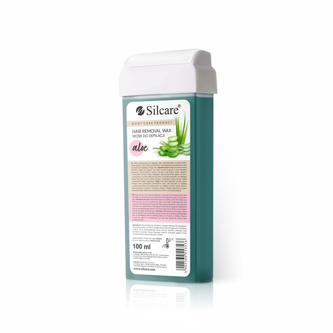 Silcare Wosk do depilacji w rolce Aloe, 100 ml