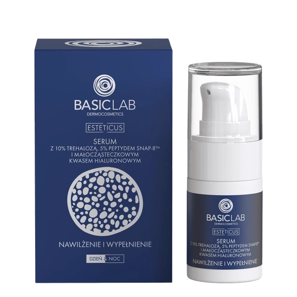 BasicLab Esteticus serum nawilżenie i wypełnienie (trehaloza 10%) 15 ml