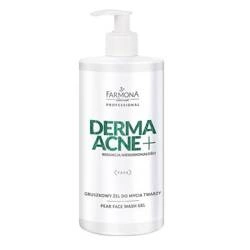 Dermaacne+ gruszkowy żel do mycia twarzy 500 ml