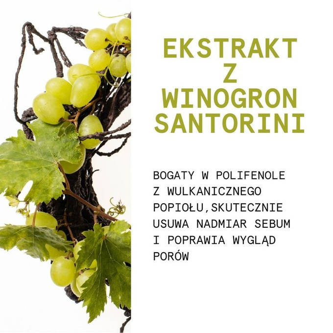 Korres Santorini Grape oczyszczająco-wygładzająca maska do twarzy