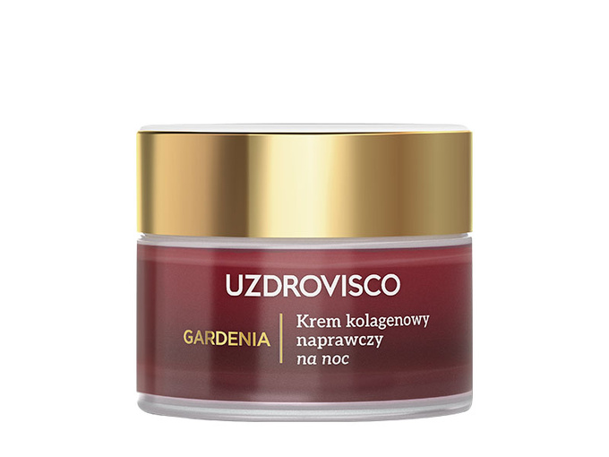 Uzdrovisco Gardenia Krem kolagenowy naprawczy na noc 50 ml