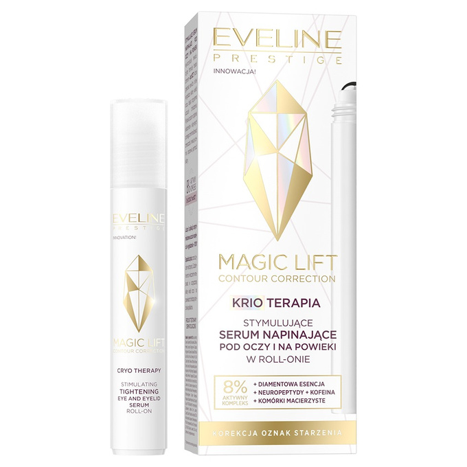 Eveline Magic Lift Stymulujące serum napinające pod oczy i na powieki w roll-onie 15 ml