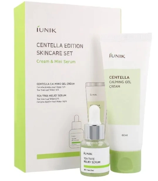 iUNIK Centella Edition Zestaw krem 60 ml + serum 15 ml