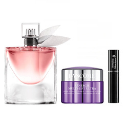 La Vie Est Belle zestaw woda perfumowana spray 50 ml + Renergie Multi-Lift Ultra 15 ml + Hypnose Volume-A-Porter Mascara 2 ml