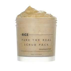 THANK YOU FARMER Rice Pure The Real Scrub Pack 100ml Samorozgrzewający się peeling do twarzy