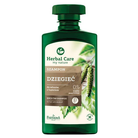 Herbal Care Dziegieć szampon do włosów z łupieżem 330 ml