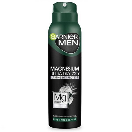 Men Magnesium Ultra Dry 72h antyperspirant spray 150 ml