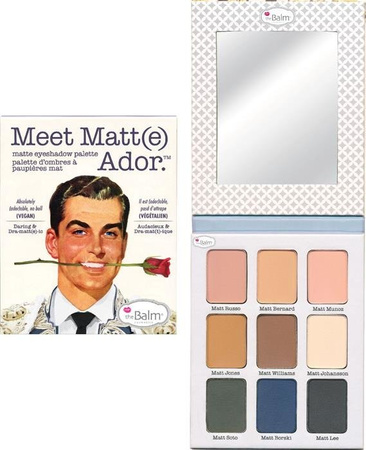 Paleta matowych cieni do powiek Meet Matt (e) Ador