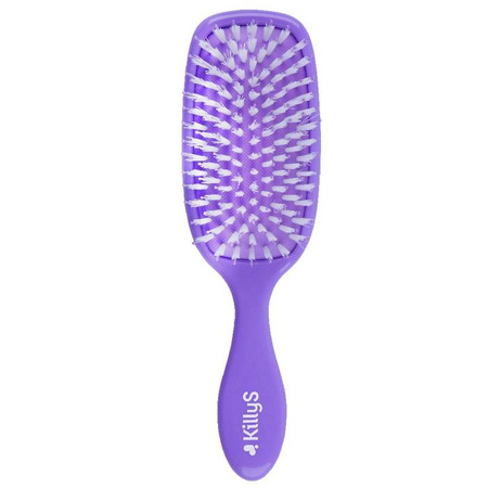 Hair Brush szczotka do włosów średnioporowatych wzbogacona olejem z pestek śliwki Fioletowa