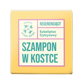 4 Szpaki Regenerujacy szampon w kostce - Eukaliptus Cytrynowy
