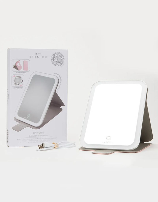 STYLPRO On Tour Travel Mirror, lusterko z podświetleniem LED