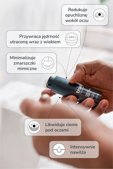 true™ men skin care Serum pod oczy, 20 ml