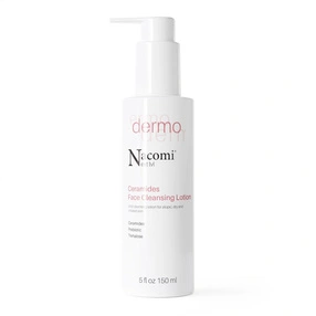 Nacomi Next Lvl Dermo Łagodna emulsja oczyszczająca do cery atopowej, suchej i podrażnionej, 150 ml