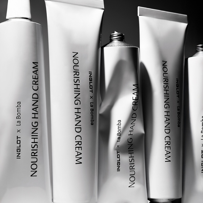 INGLOT x La Bomba Zestaw Hand & Nail Ritual Set Zestaw pielęgnacyjny do paznokci - Lakier, olejek do paznokci i krem do rąk