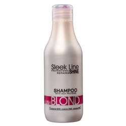 Sleek Line Blush Blond Shampoo szampon do włosów blond z jedwabiem 300 ml