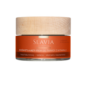 SLAVIA Rozświetlający krem do twarzy - Rozświetlenie & Ujędrnienie, 50 ml