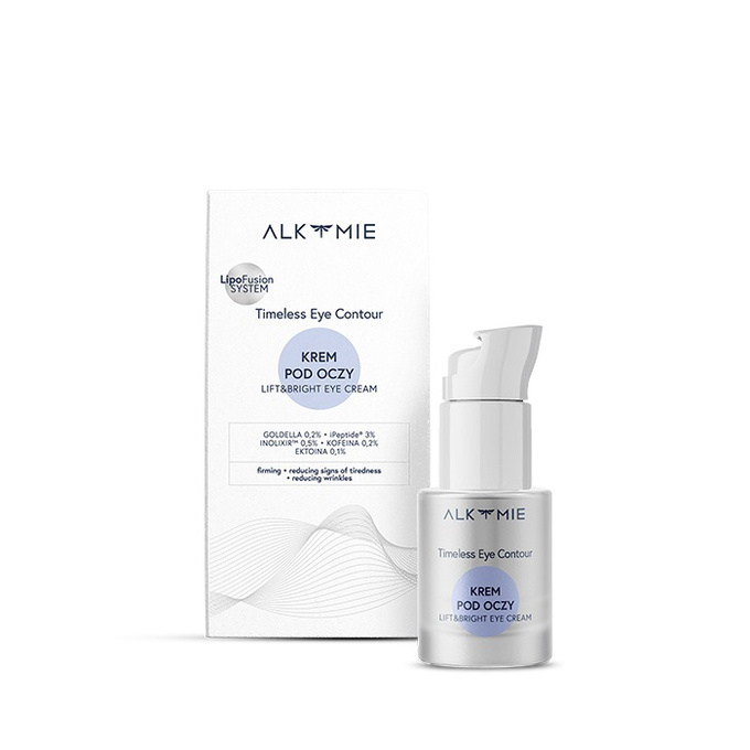 Alkmie Timeless Eye Contour -  Krem pod oczy z luteiną, 15 ml