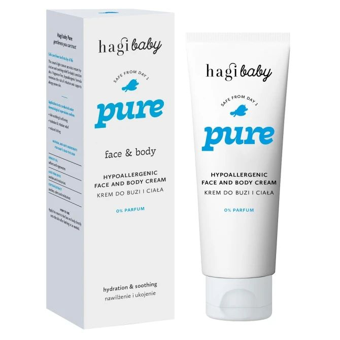 Hagi Baby Pure Hipoalergiczny krem do buzi i ciała, 75 ml