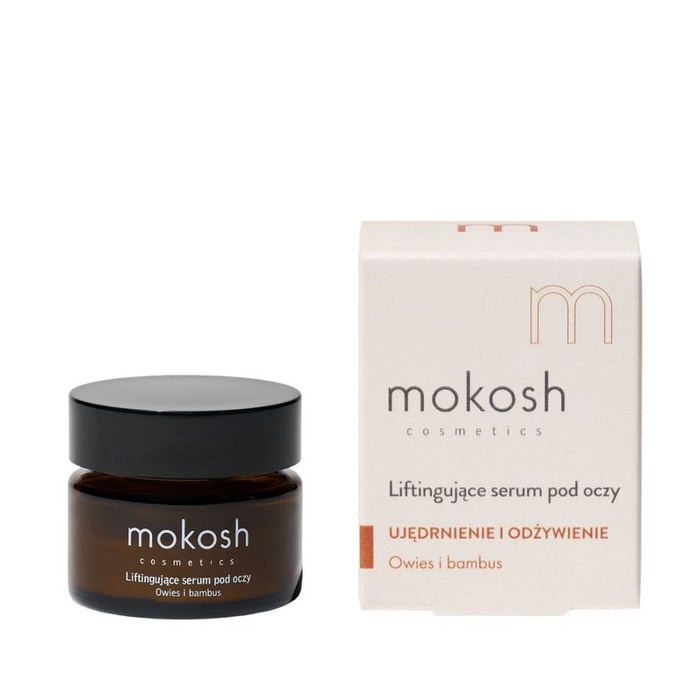 MOKOSH Liftingujące serum pod oczy Owies i bambus