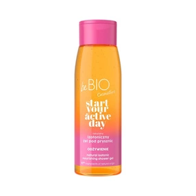 beBIO Start Your Active Day Naturalny Izotoniczny żel pod prysznic ODŻYWIENIE, 400 ml