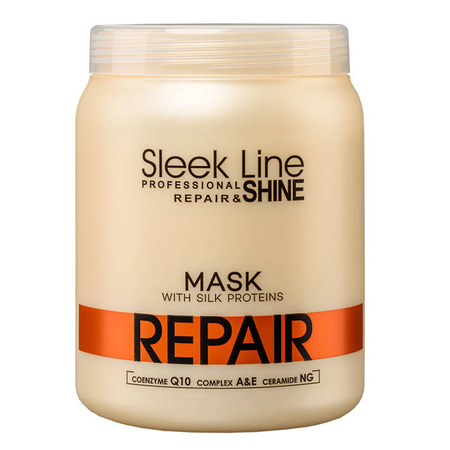 Sleek Line Repair Mask maska z jedwabiem do włosów zniszczonych 1000 ml