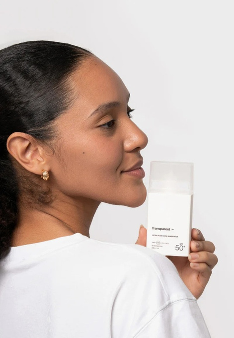 Transparent Lab Ultra Fluid Cica Sunscreen – hybrydowy krem SPF 50, 100 ml